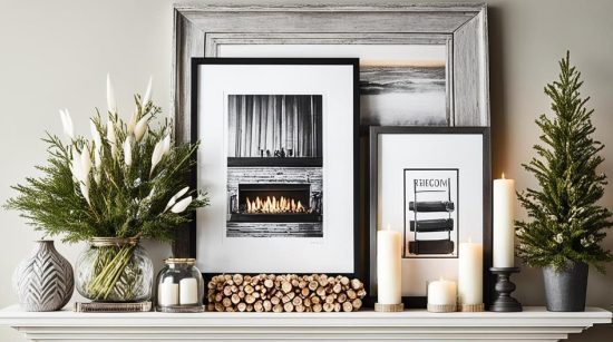 Mixing Textures and Materials for a Rich Mantel Aesthetic 