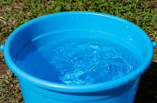 Using a Bucket of Water