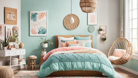 Cute 13 Year Old Bedroom Ideas Girl in Bedroom Textures and Rattan Accents