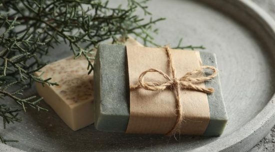 Eco-Friendly Bar Soaps as Decor