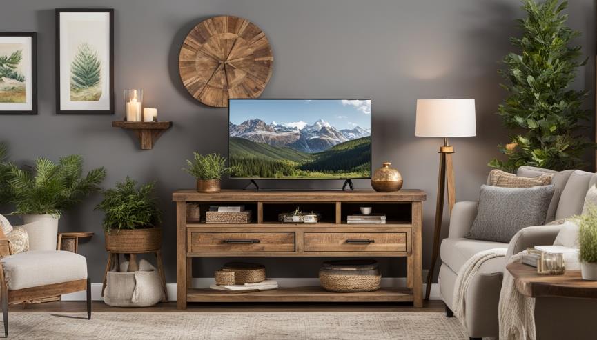 Farmhouse TV Stand Decor Ideas