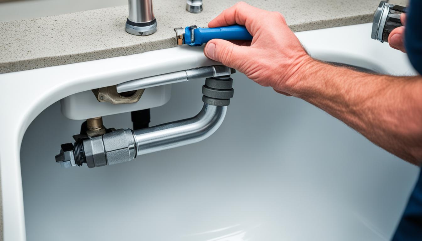 how to remove kitchen sink drain