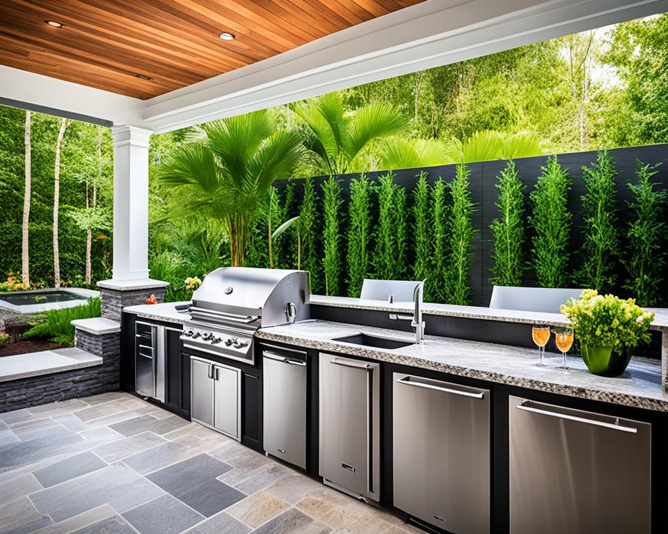 outdoor kitchen remodel