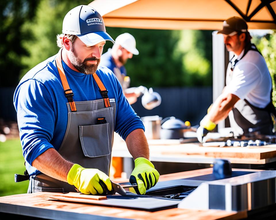 professional outdoor kitchen builders